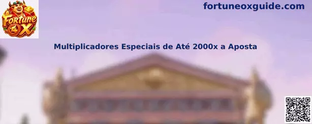 Multiplicadores Especiais de Até 2000x a Aposta en Fortune Ox