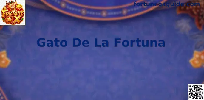 Representación visual del Gato de la Fortuna en una guía mexicana de Fortune Ox